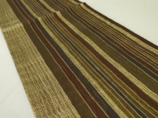 平和屋着物○全通柄袋帯 櫛織り 間道 鈴乃屋扱い 正絹 逸品