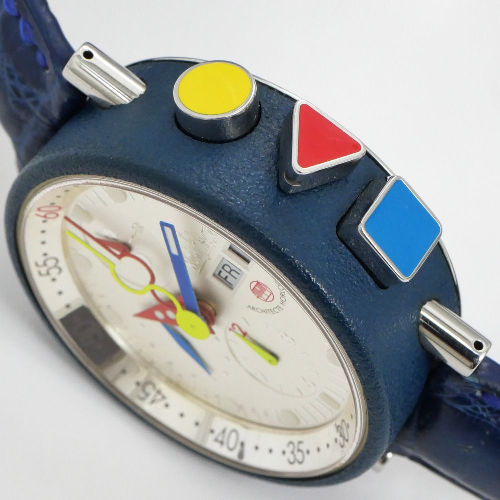 名東】アラン シルベスタイン クロノ バウハウス グミ LWO5100 ブルー