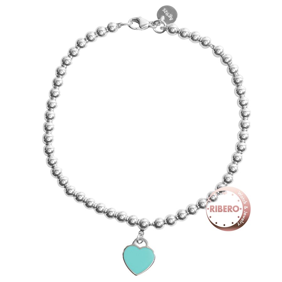 TIFFANY-Co. ティファニー リターン トゥ ティファニー ビーズ ブレスレット ダイヤモンド シルバー
