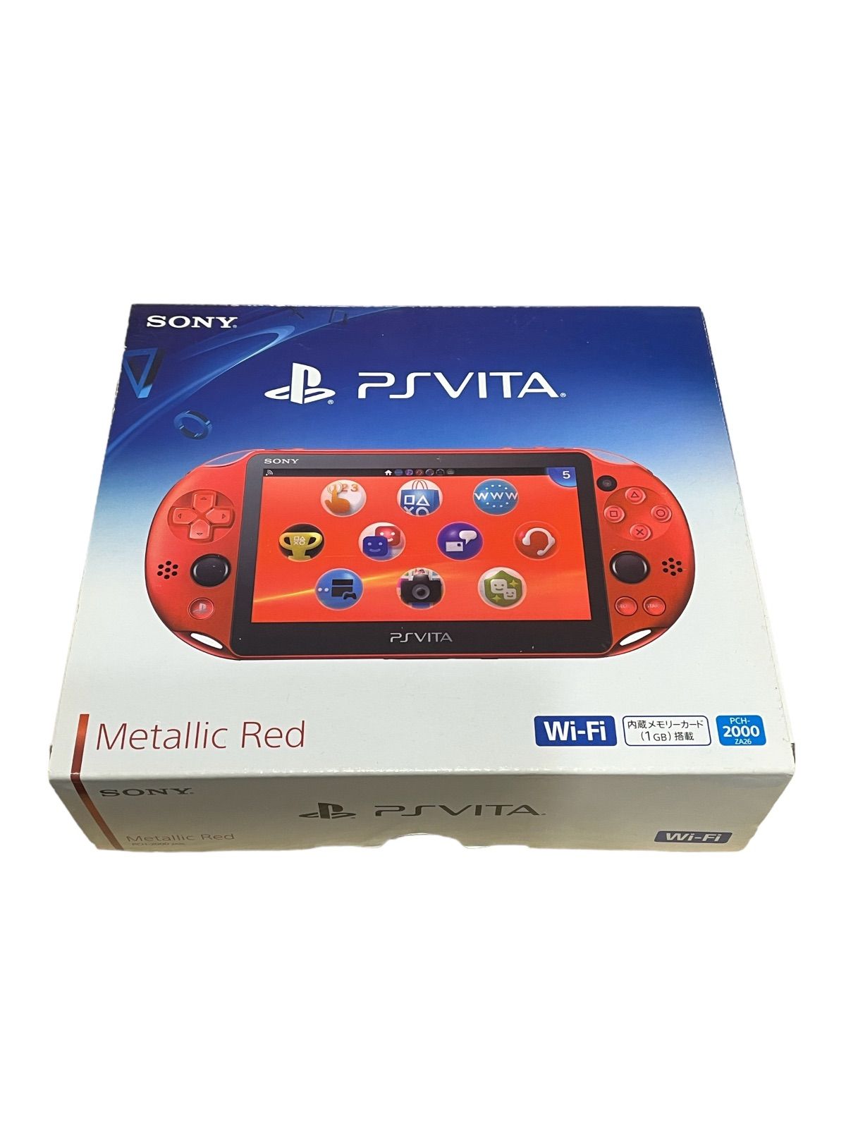 SONY - PlayStation Vita メタリック・レッド Amazon.com: Sony PlayStation Vita 2000 Wi-Fi Metallic Red