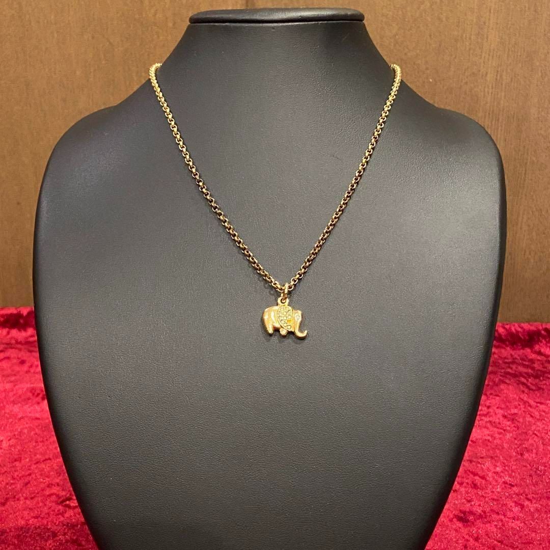 vintage Dior クリスチャンディオール 象 エレファント ゾウモチーフ 