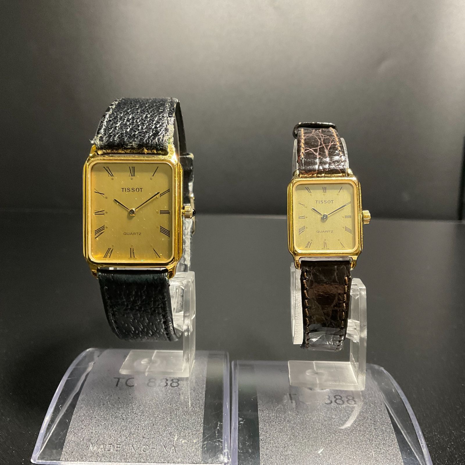 TISSOT ティソ QZ 不動 ティソ クォーツ ペアウォッチ QZ 不動 B25100778 - メルカリ