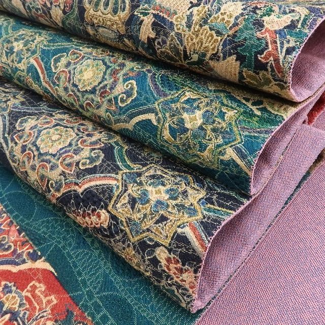 前田仁仙 更紗 袋帯 未使用品 全通柄 正絹 楽天市場】【新古品】 袋帯 前田仁仙 作家物 正絹 全通 京摺り友禅 本