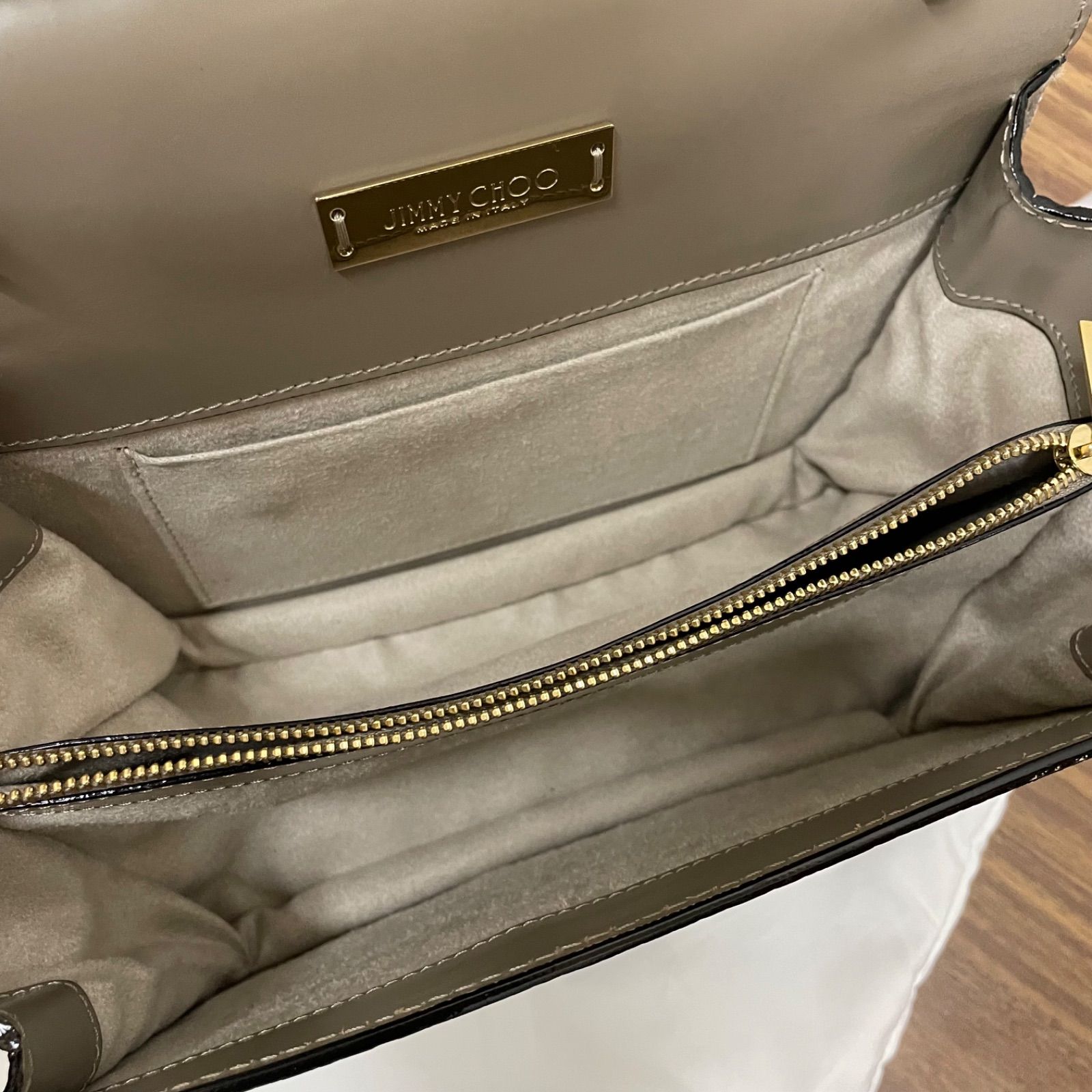 ◎ JIMMYCHOO ジミーチュウ AMIE アミエ ハンドバッグ 本革 レザー 