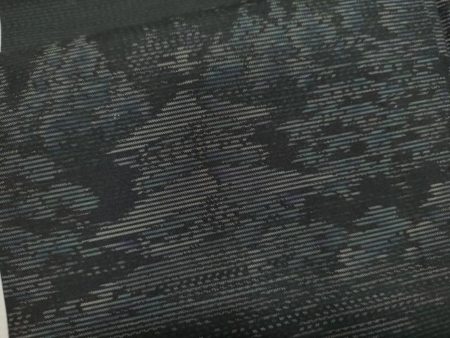 平和屋着物○本場大島紬 泥染め エ霞風景文 正絹 逸品 CAAR6495ze