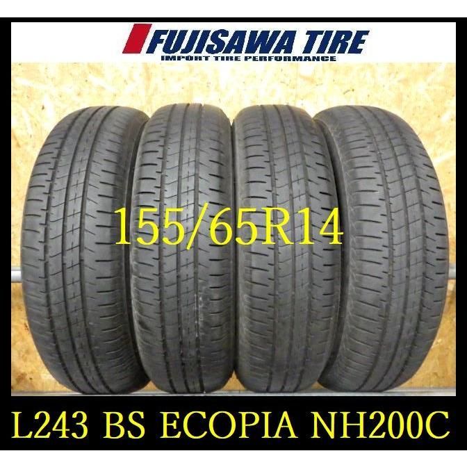 L243 ◆BS ECOPIA NH200C◆155 65R14◆4本