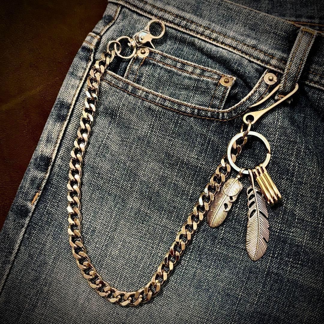 カラビナ アメカジ ヴィンテージ 限定 ウォレットチェーン ストリート