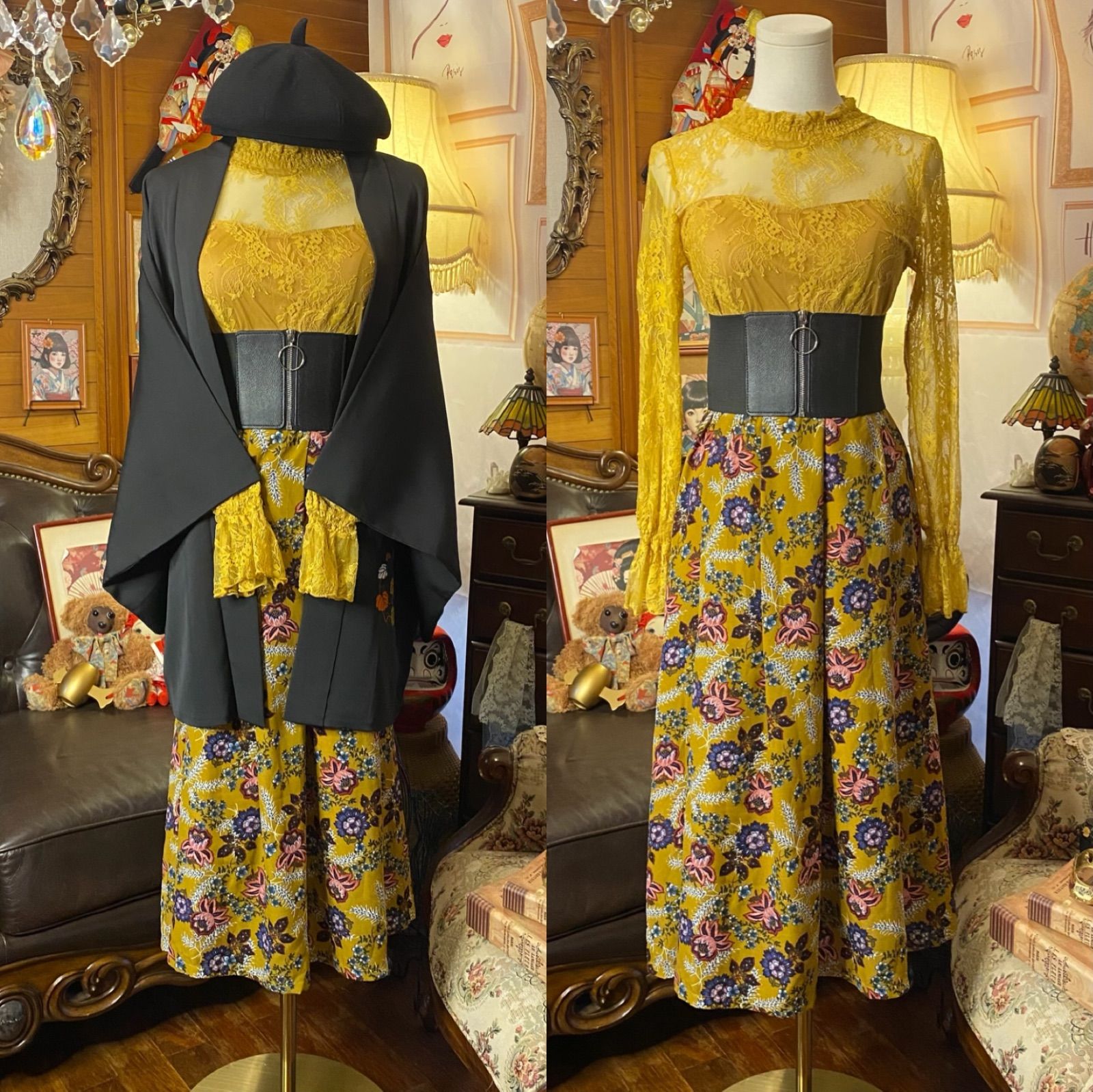 黒絵羽織 セレクト4点セット