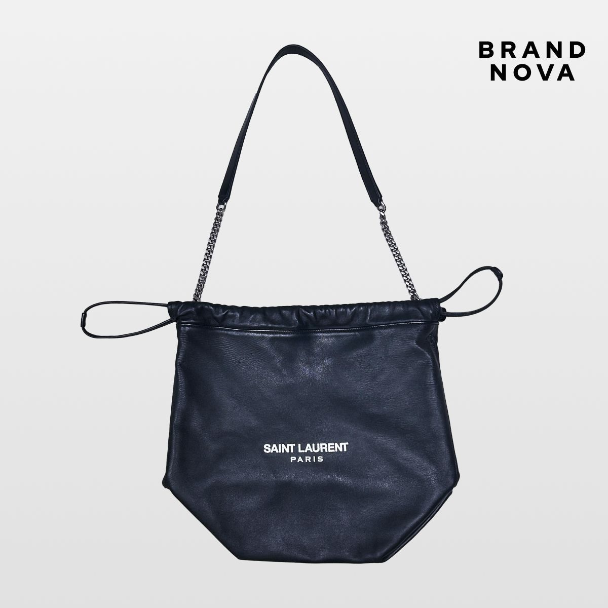 ★Saint Laurent★ ドローストリング ショルダーバッグ SAINT LAURENT ショルダーバッグ 巾着 ドローストリングバッグ