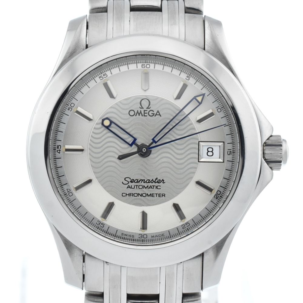 オメガ OMEGA 2501.31 シーマスター 120m デイト クロノメーター  自動巻き メンズ良品 A#135165