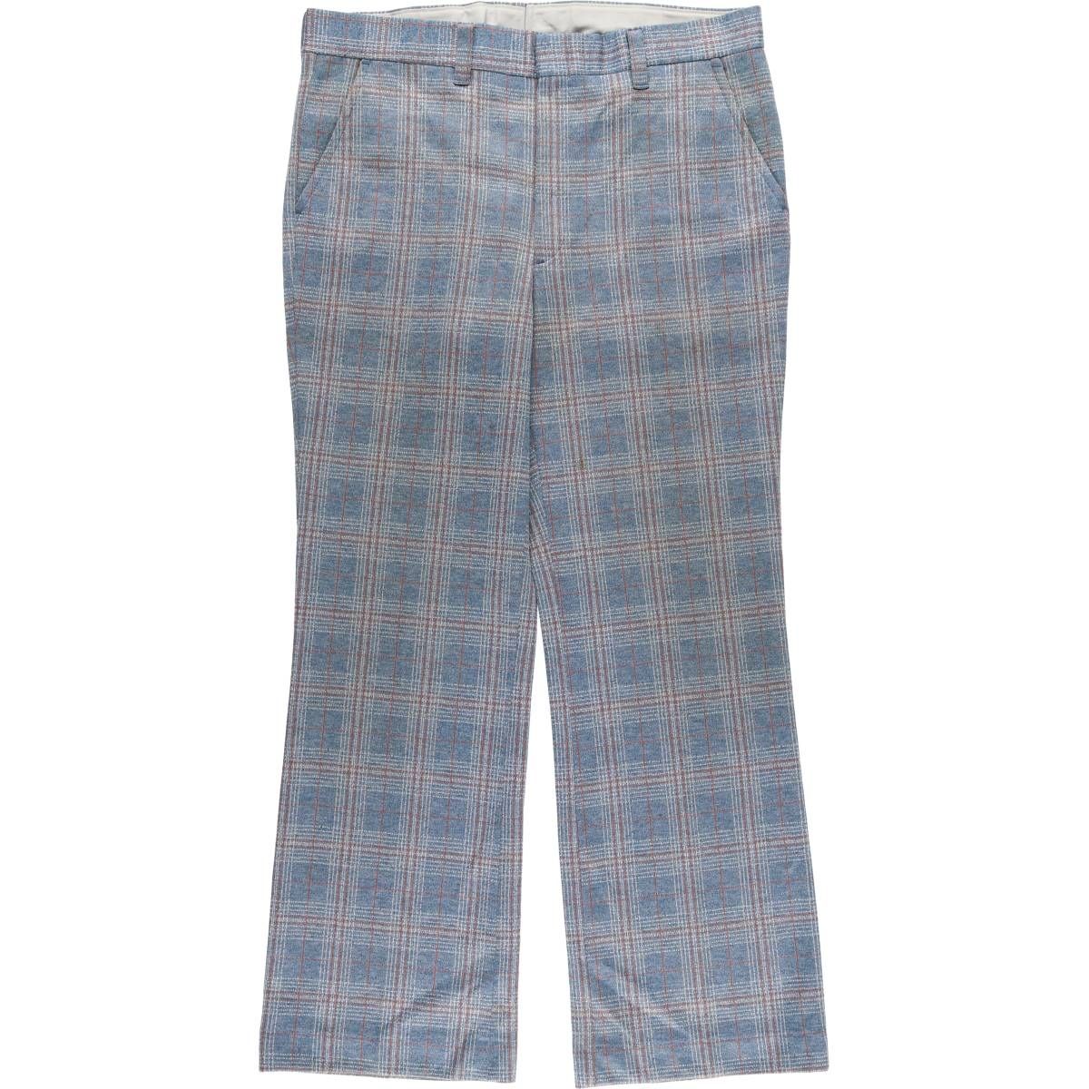 古着 70~80年代 ファーラー FARAH チェック柄 フ パンツ メンズw37相当 ヴィンテージ|eaa570604