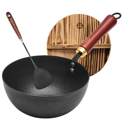 ⭐️幻の鉄器 山王堂(宮内庁御用達)謹製 特選天ぷら鍋(28cm) 早い者