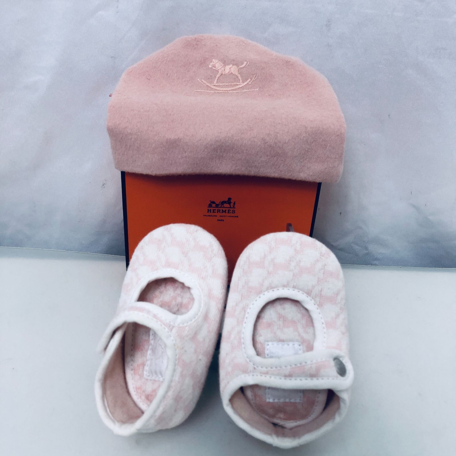 HERMES エルメス ベビーシューズ ファーストシューズ 2足セット