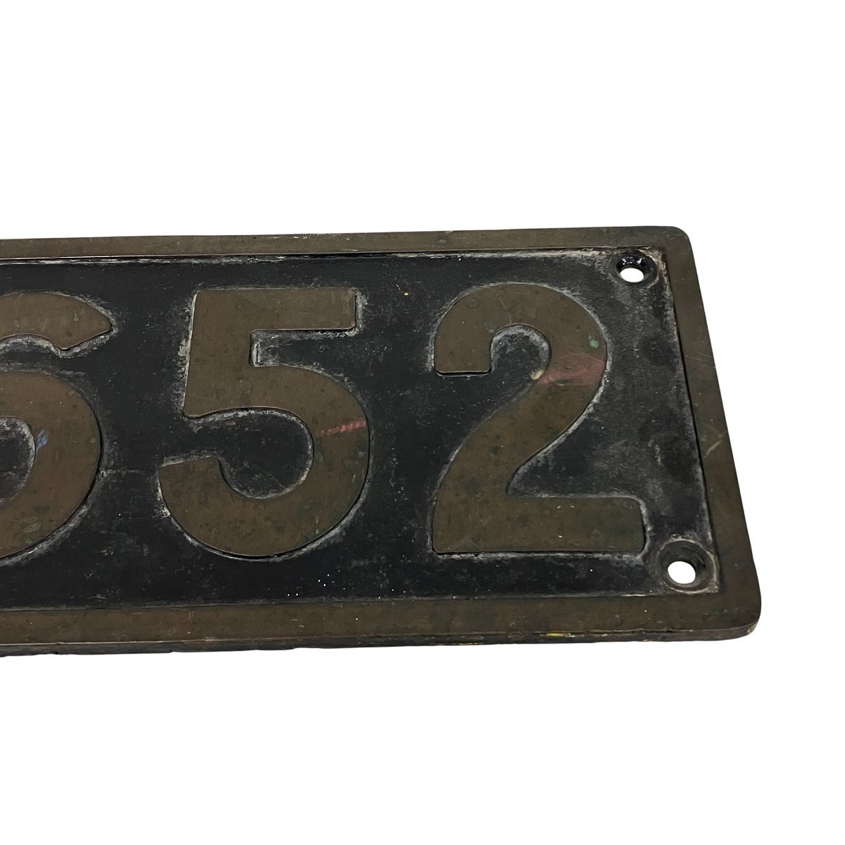 SL ナンバープレート(砲金製) 当時物 蒸気機関車 SL 砲金製 ナンバープレート 59652 鉄道部品