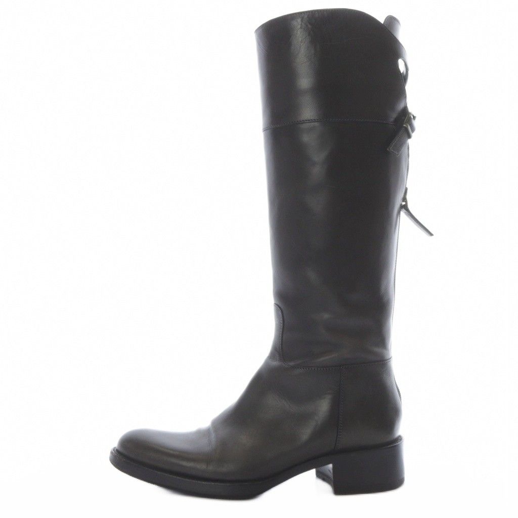 サルトル ロングブーツ 37.5 SARTORE ロングブーツ ブラック ブラウン