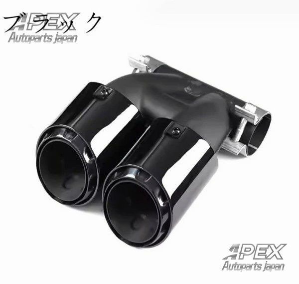 ポルシェ ケイマン 981 2012 - 2016年 3層トリプル センター出しタイプ マフラーカッター テールパイプ デュアル出し1P ２色可選ZYL878