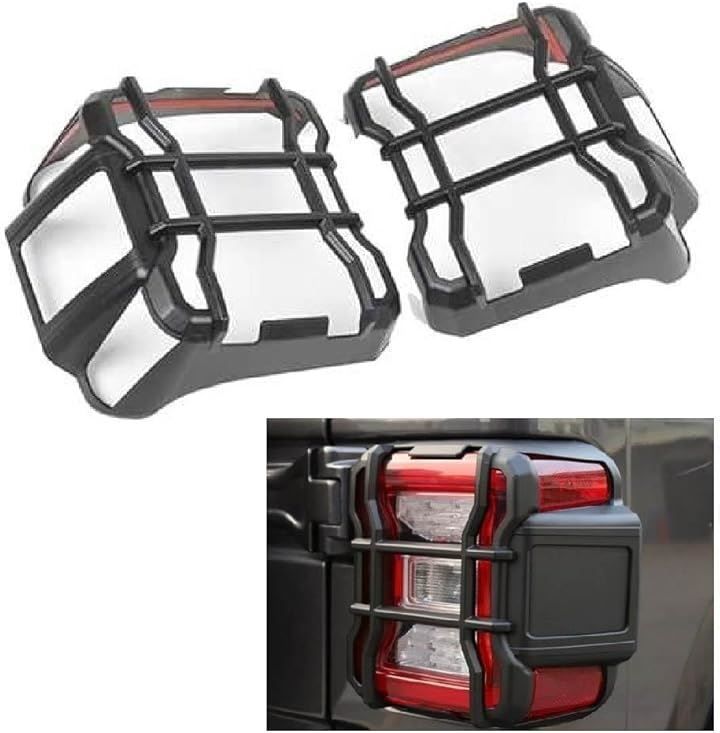 KURT ECP ジープ/Jeep ラングラー/Wrangler JL 2018～ テールライト テールランプ カバー/ガード/プロテクター アンリミテッド サハラ ルビコンリア 砂/飛び石 衝撃 保護 外装 簡単取り付け カスタム 