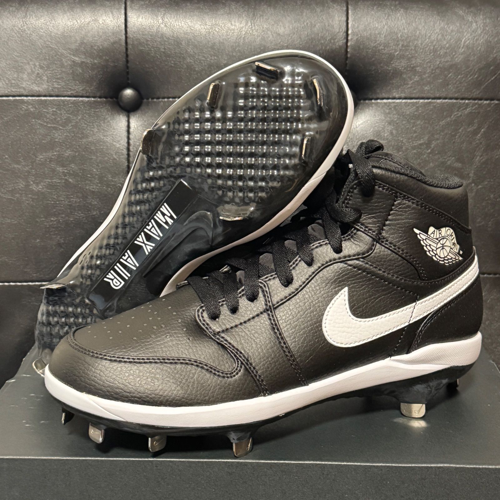 Jordan 1 RETRO METAL ブラック 26.5cm スパイク