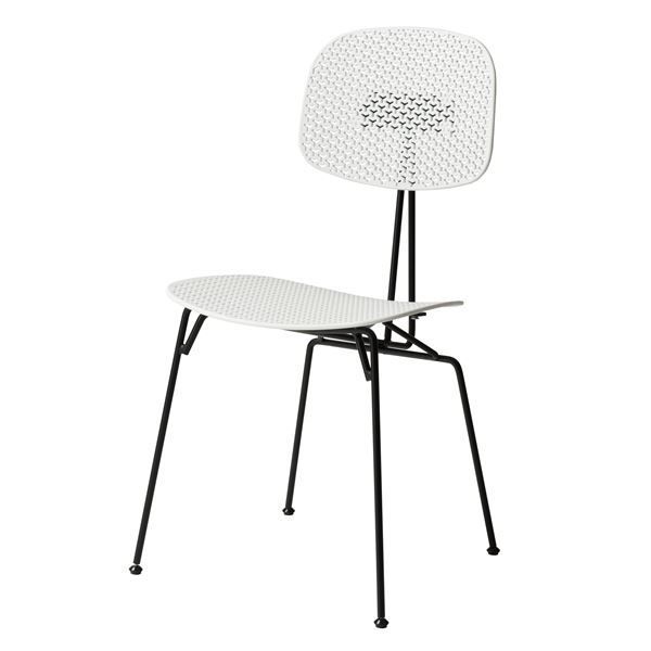 ひ。 パーソナルチェア リビングチェア 購入 約幅47cm ホワイト スチール