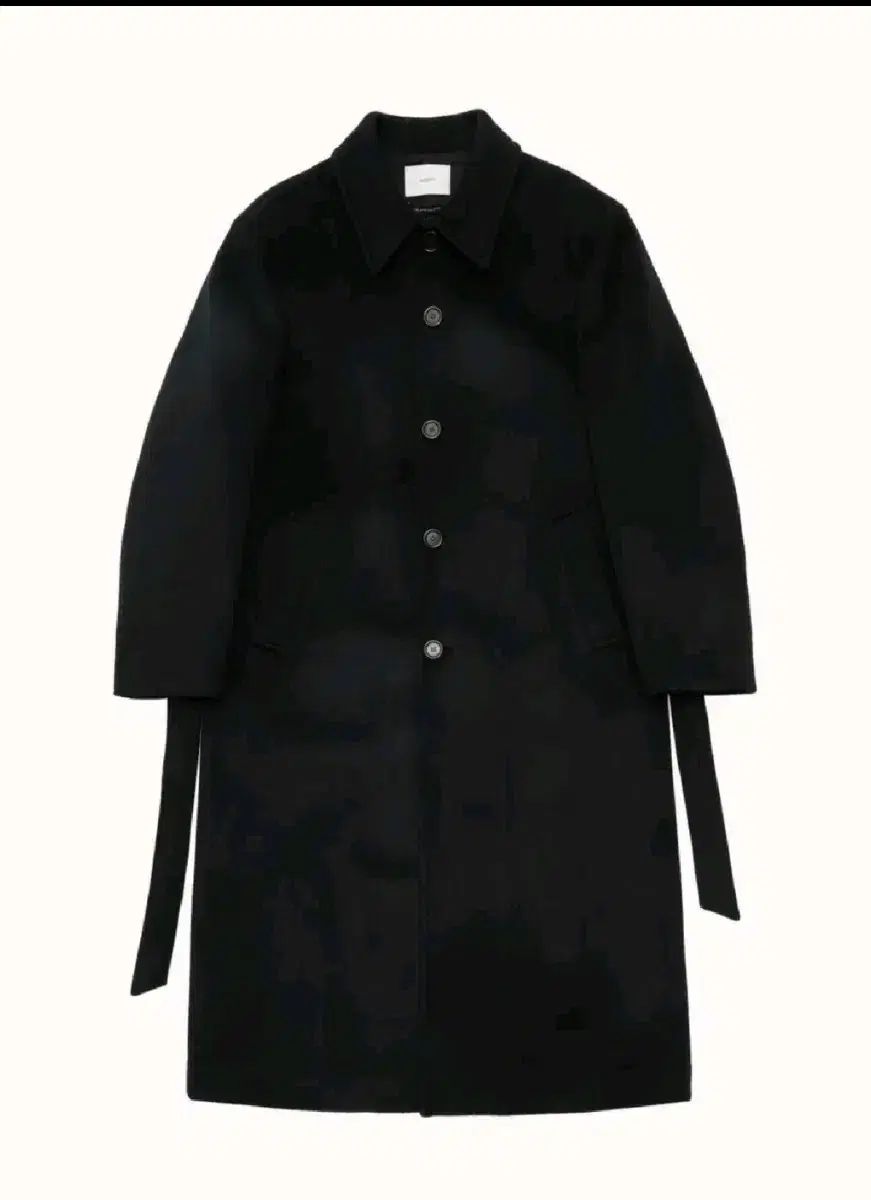 AMOMENTO アモーメント シングル ブレスト ロング コート 黒 L