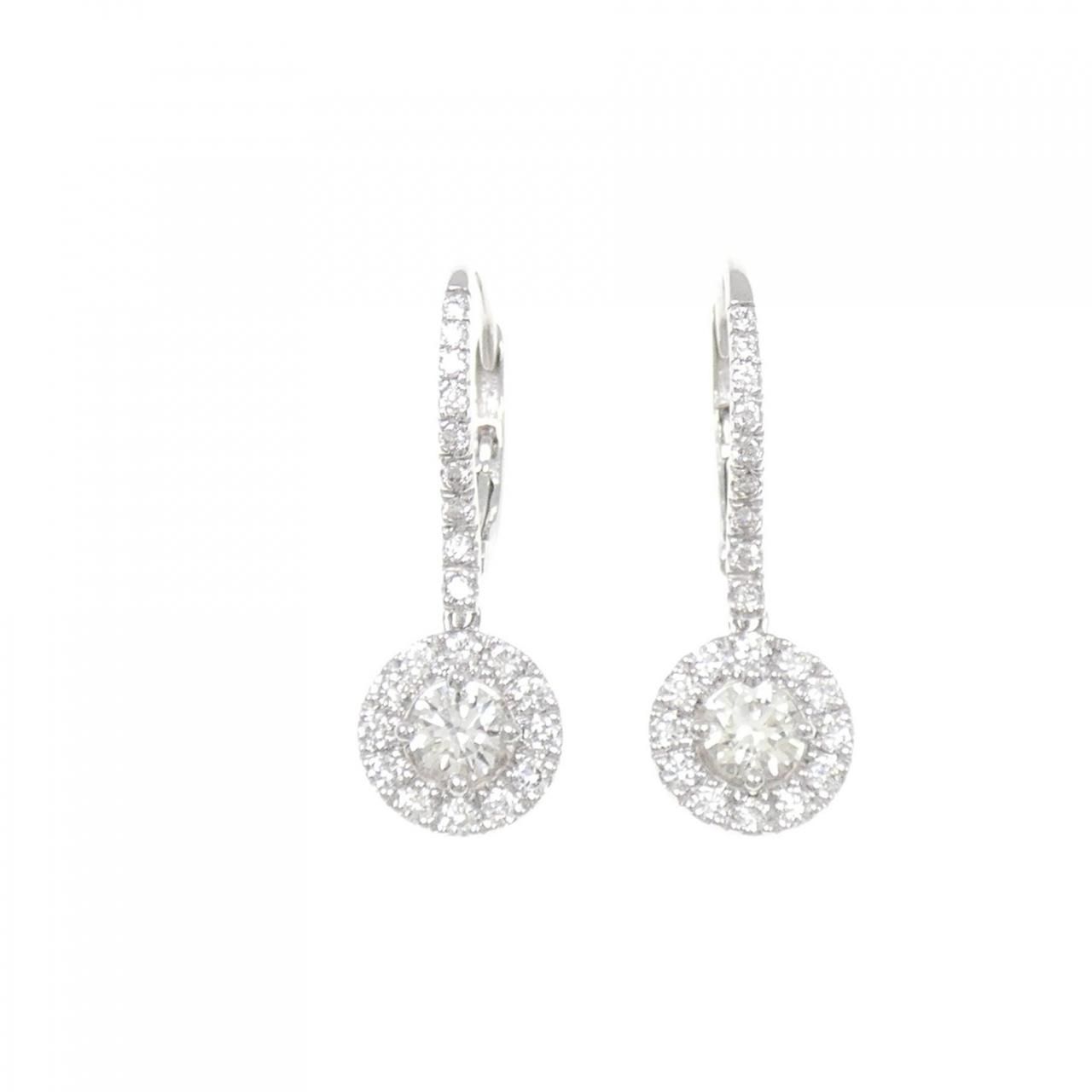 フォーエバー マーク センター オブ マイ ユニバース パヴェ ドロップ ピアス 0.32CT