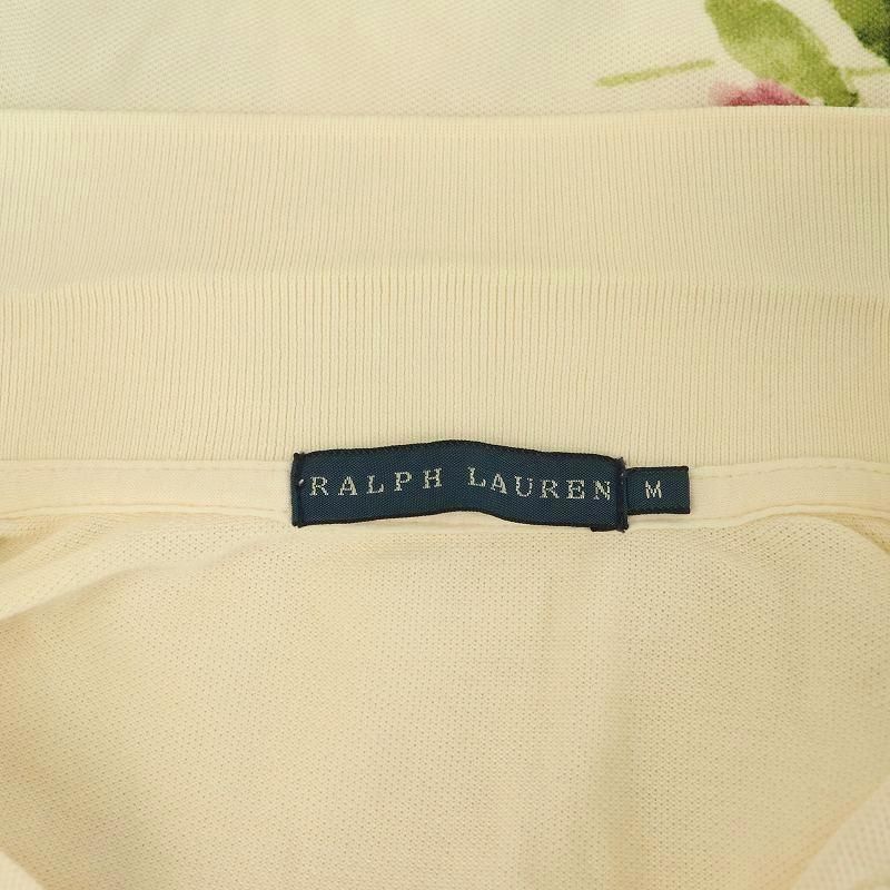 ラルフローレン RALPH LAUREN ポロシャツ 半袖 花柄 M