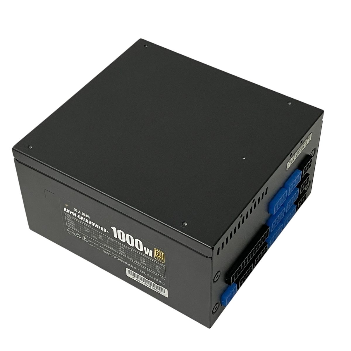 玄人志向 80Plus GOLD 1000W ATX 電源 ユニット フルプラグイン