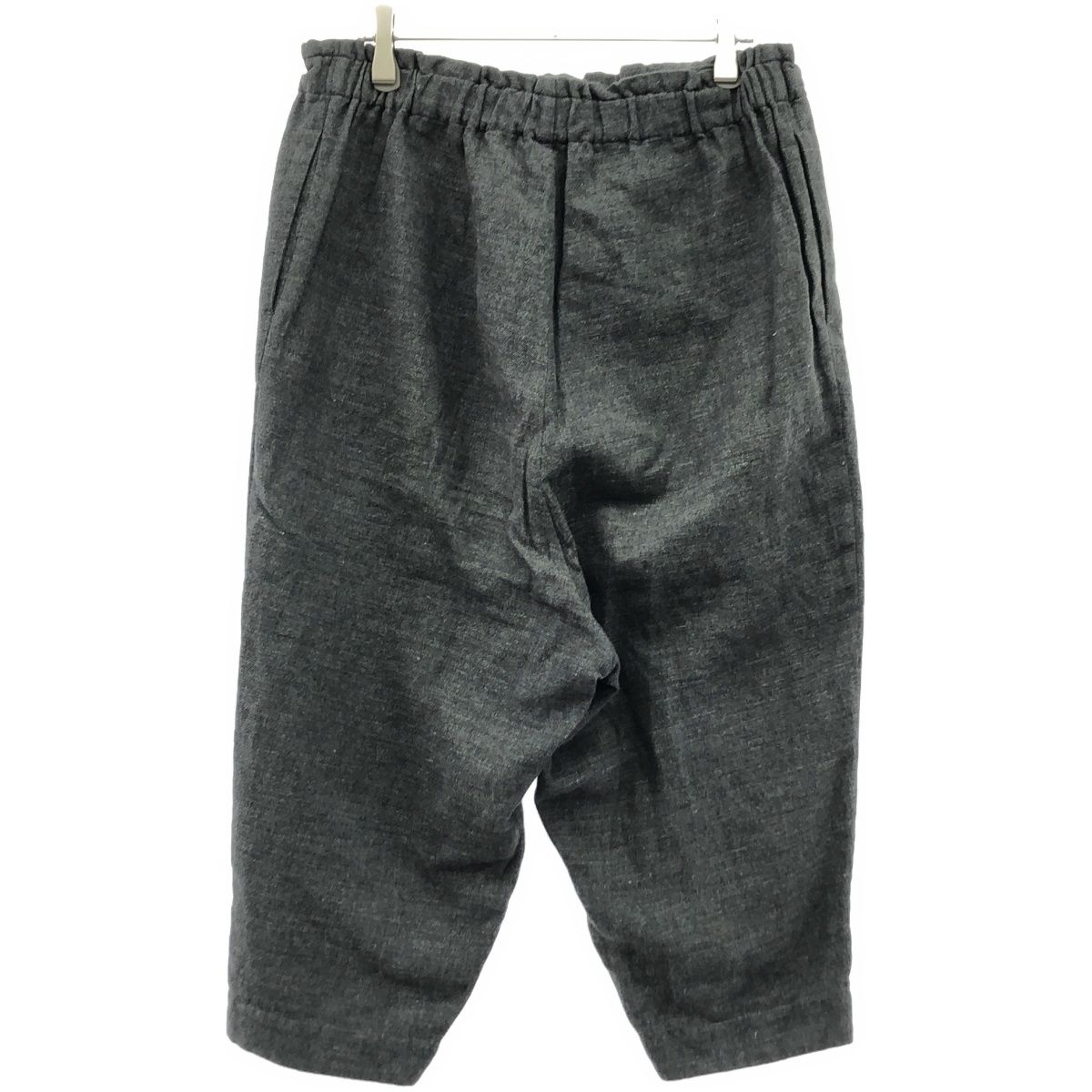 アーツアンドサイエンス リネン イージーパンツ 黒 1 ARTS&SCIENCE