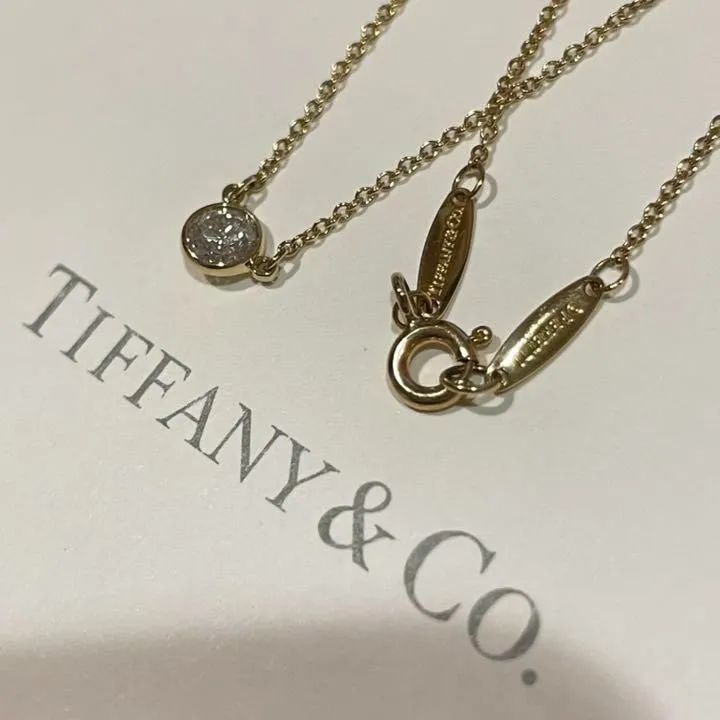 美品！ティファニー　TIFFANY&Co. バイザヤードネックレス