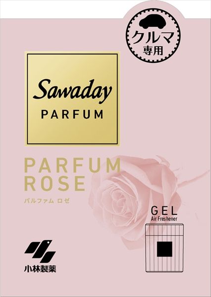まとめ買い-28点セット Ｓａｗａｄａｙクルマ ゲル パルファムロゼ 小林製薬 芳香剤 車用