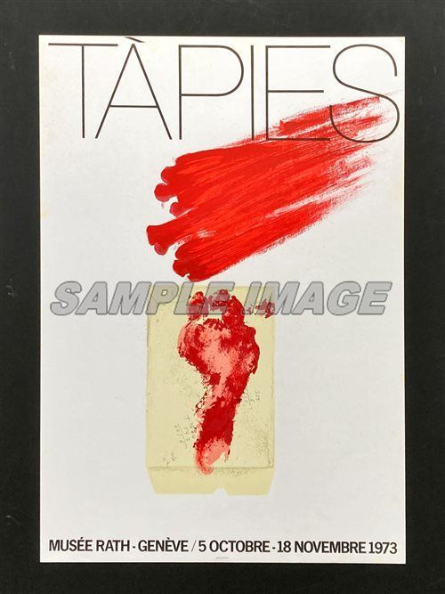 エキシビジョンポスター（リトグラフ） アントニ・タピエス エキシビジョンポスター（リトグラフ） アントニ・タピエス