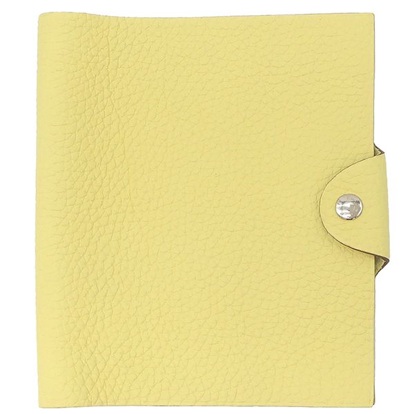 エルメス HERMES 手帳カバー ユリスPM トリヨンクレマンス イエロー系  