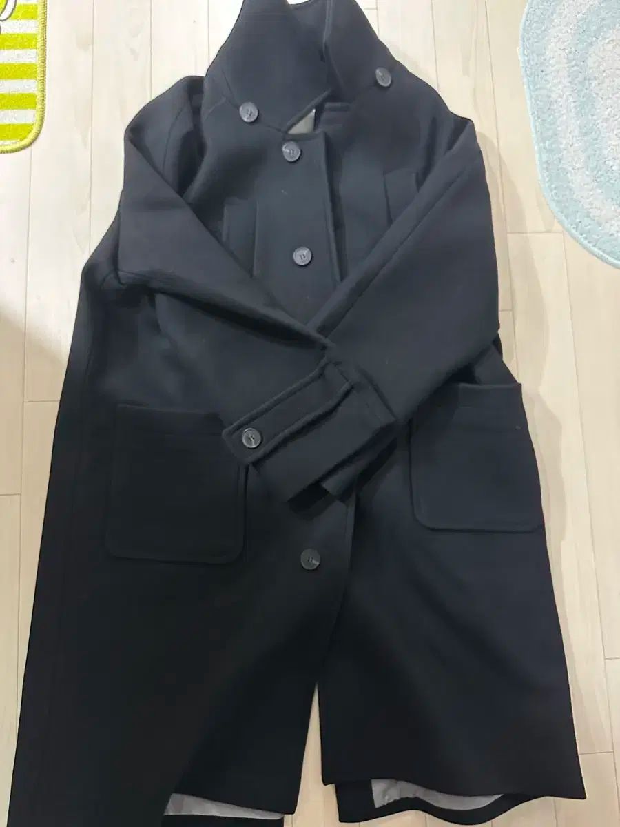 undermycar 韓国ブランド ブラック ダッフルコート セレクトショップ