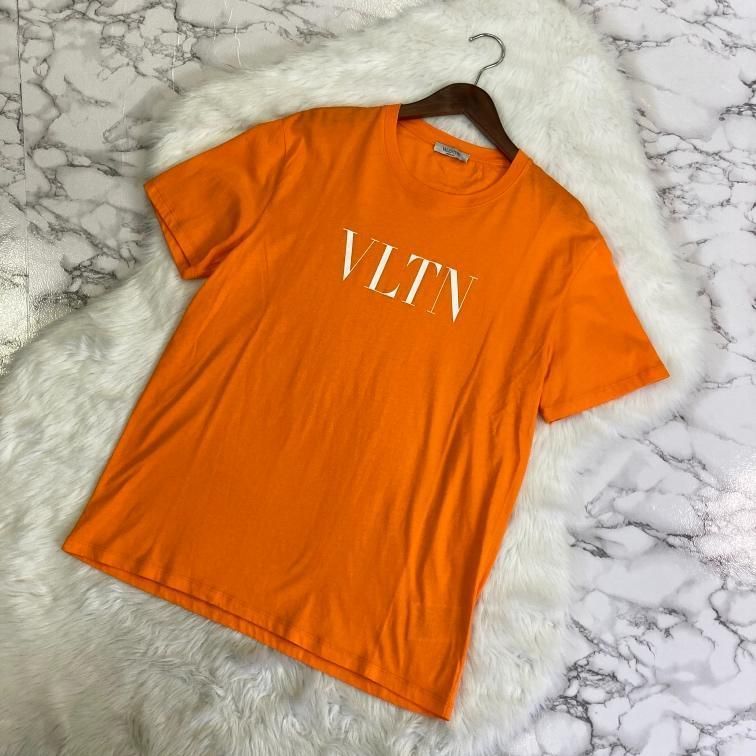 20SS ヴァレンティノ VALENTINO ロゴ コットン ネオンカラー Tシャツ