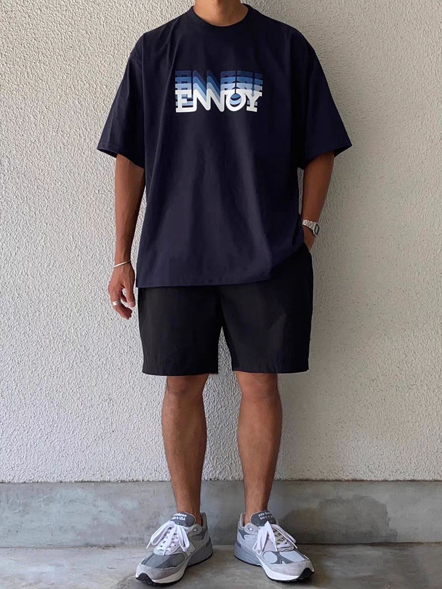 ennoy ELECTRIC LOGO GRADATION SS TEE M - メルカリ