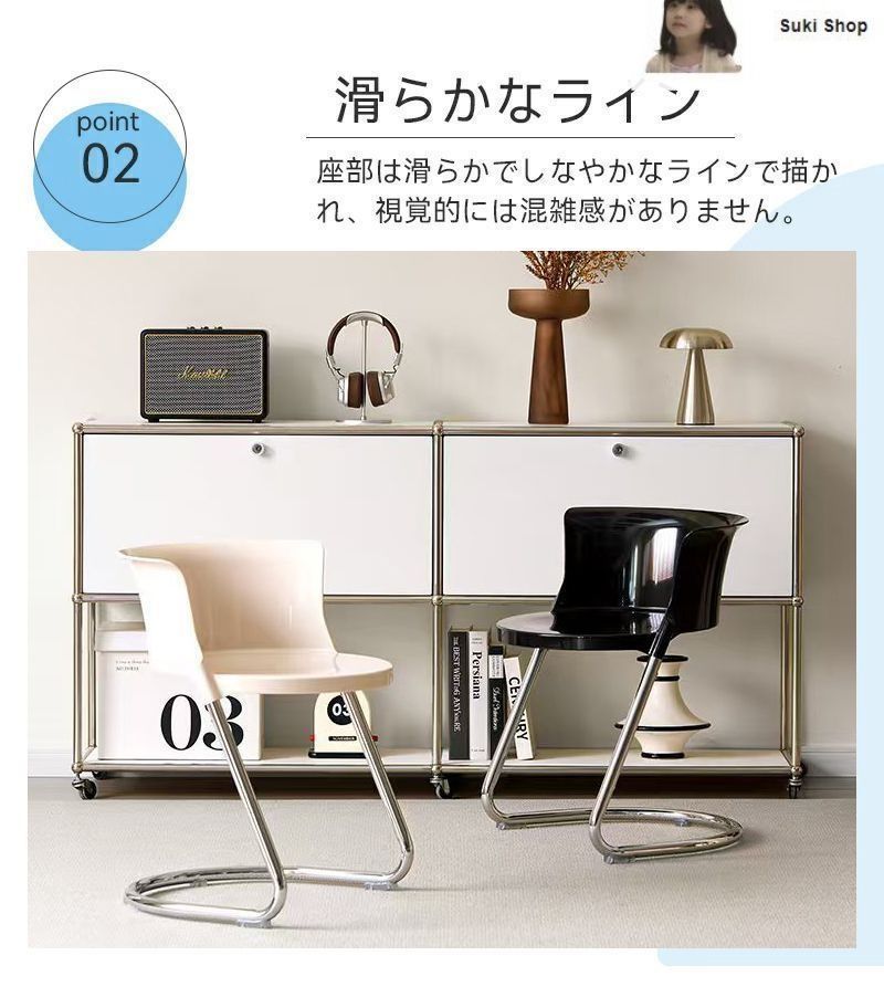 アクリルチェア ダイニングチェア2脚セット 2脚セット ダイニング