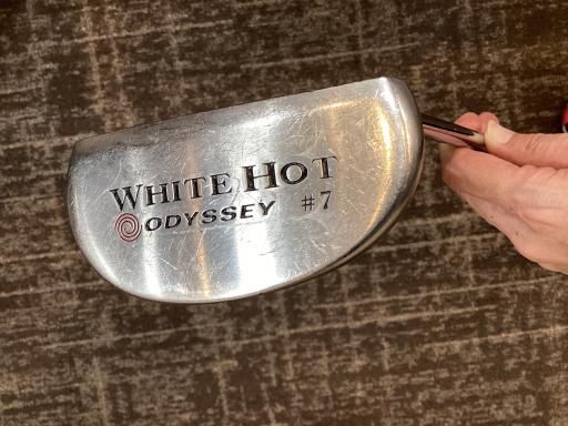 オデッセイ WHITE HOT 7 34インチ パター PT スチール フレックスその他 メンズ 男性用 右利き 右用 Cランク ゴルフクラブ