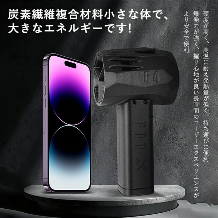 ブラシレスモーター送風機高速 64mm