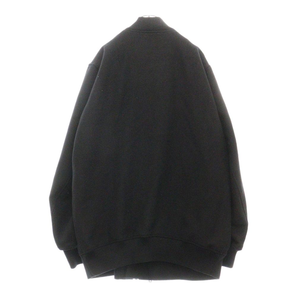 Y-3 (ワイスリー) アシンメトリー ジップアップウールボンバー 