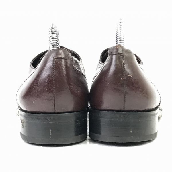 美品■フローシャイム■ドレスシューズ✨コンフォート 本革 セレモニー 未使用品】 フローシャイム ビジネスシューズ プレーントゥ 本革