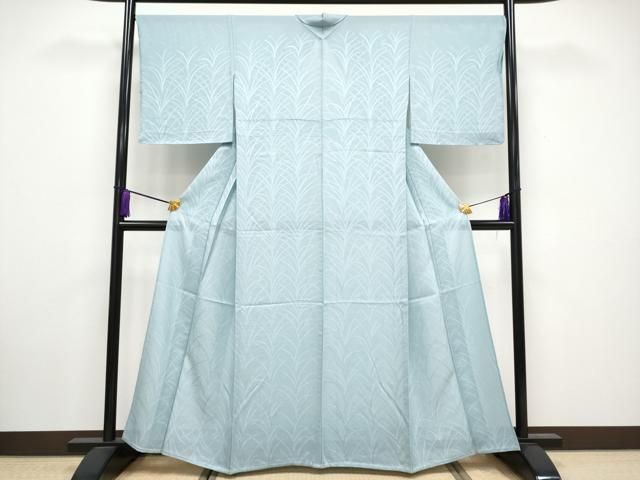 平和屋着物■極上　夏物　無地絵羽訪問着　草木紋紗　水色地　逸品　未使用　CYAA3293s5 平和屋着物□極上 夏物 無地絵羽訪問着 草木紋紗 水色地 逸品 未使用