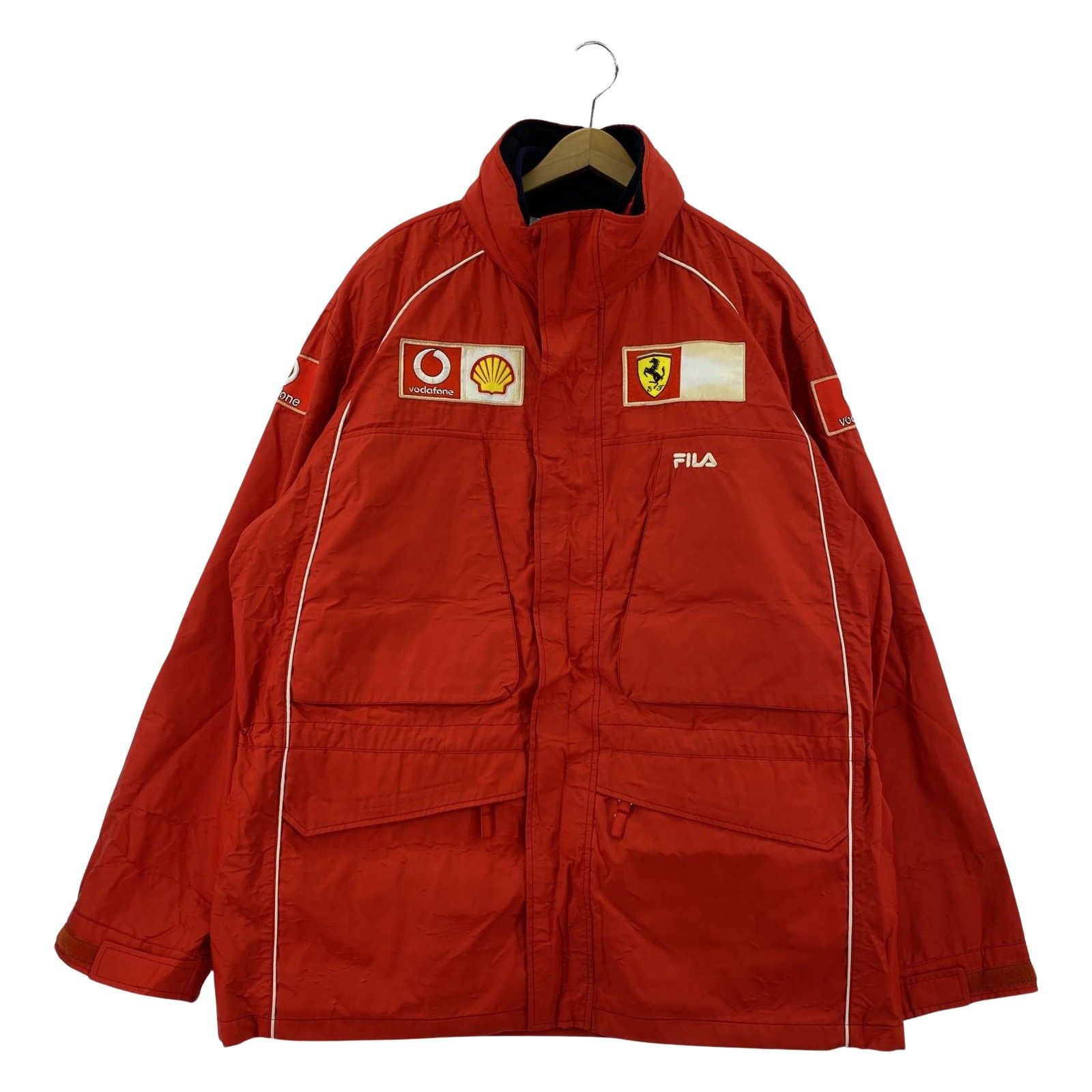FILA フィラ Ferrari フェラーリジャケット sizeUSA XL/レッド - メルカリ