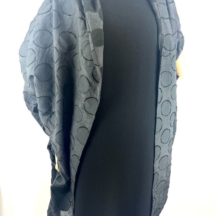 モユル MOYURU 萌 変形ベスト ジレ ドット柄 水玉 ゆったり