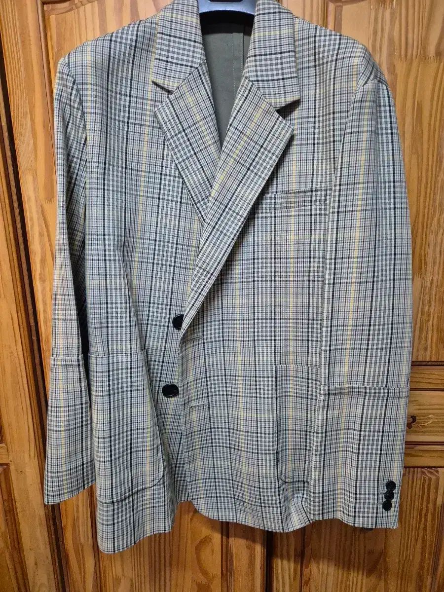 WOOYOUNGMI ウーヨンミ 19SS チェック ダッフルコート ジャケット ブレザー 48 サイズ