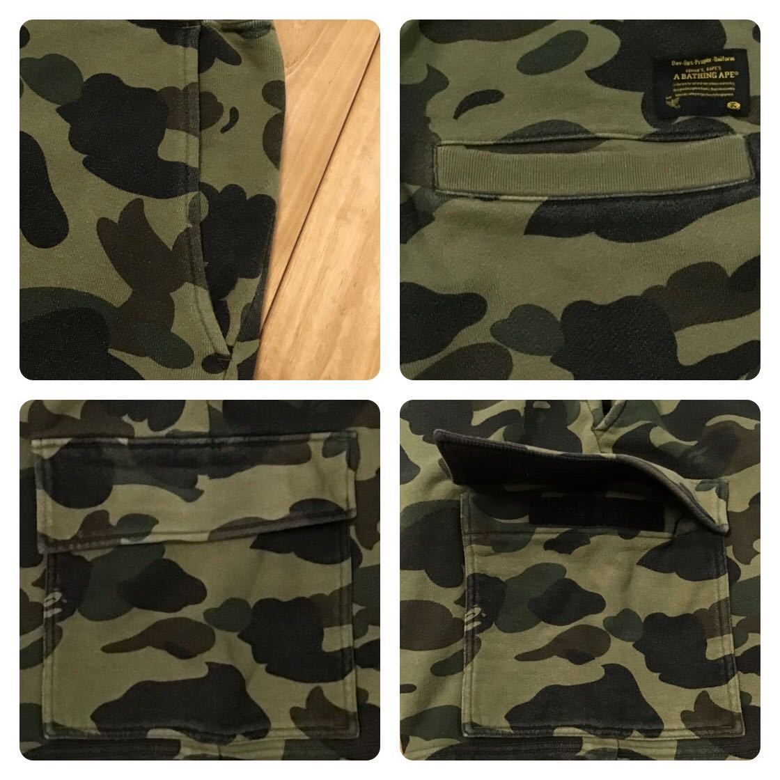 BAPE camo スウェット ハーフパンツ ベイプ ape エイプ 迷彩 - メルカリ