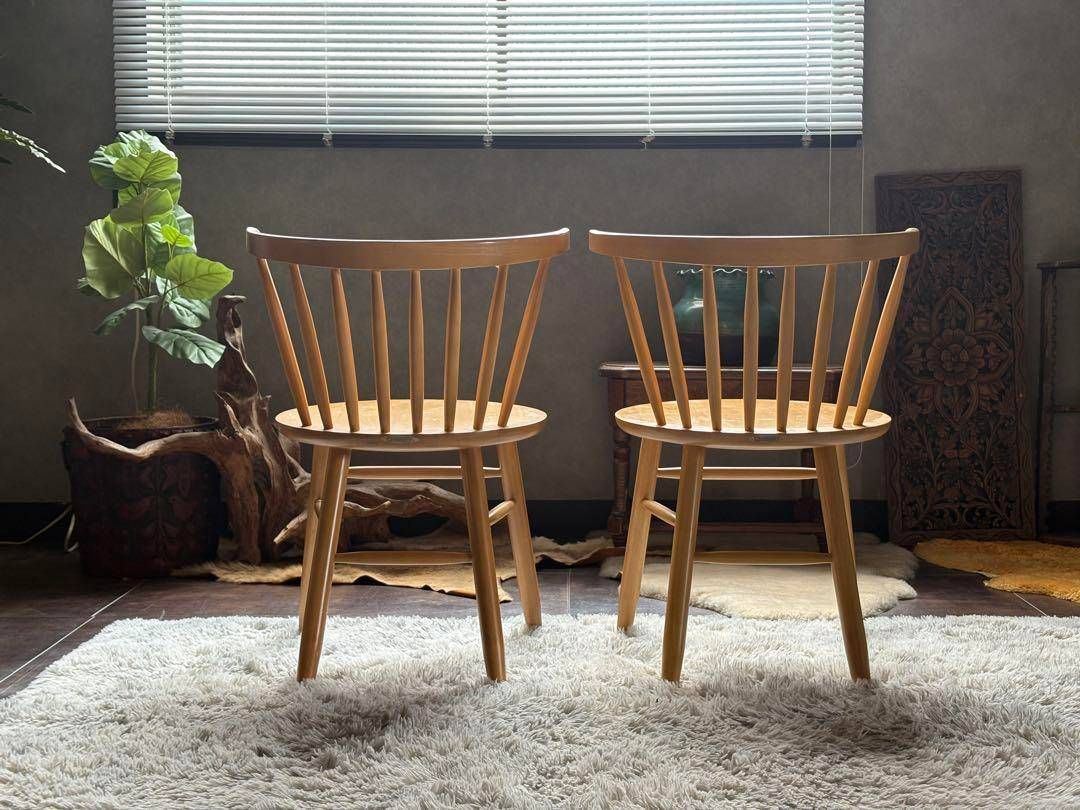 ②cherry 桜屋工業　ウィンザーチェア　アームチェア　オークレイチェア　YZ ②cherry 桜屋工業 ウィンザーチェア アームチェア オークレイ