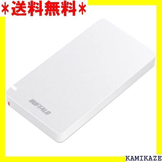 ☆大人気_Z033 BUFFALO USB3.2 Gen2 ポータブルSS C ホワイト SSD-PGM1