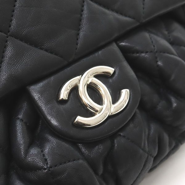 【広尾店】シャネル CHANEL マトラッセ チェーンアラウンド ショルダーバッグ ラムスキン 黒 【15745】 CHANEL - 【広尾店】シャネル CHANEL マトラッセ チェーンアラウンド