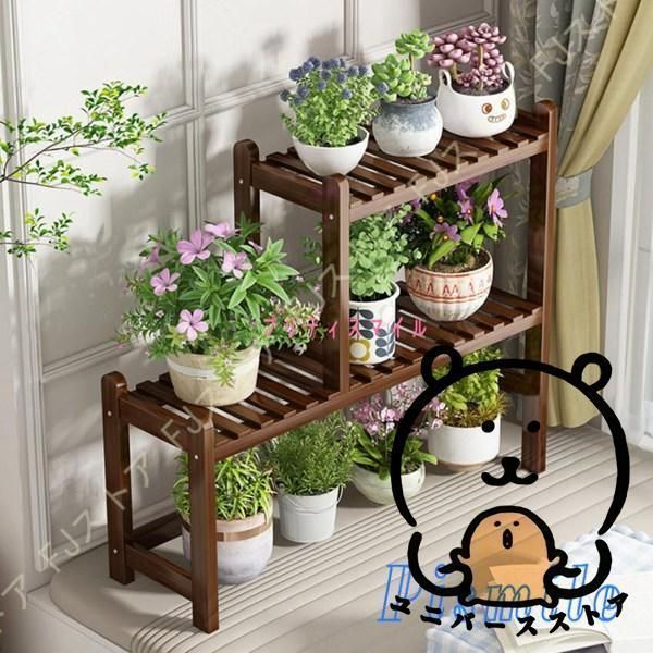 英国アンティーク木製フラワースタンド/ペイント花台/燭台/飾り棚(73