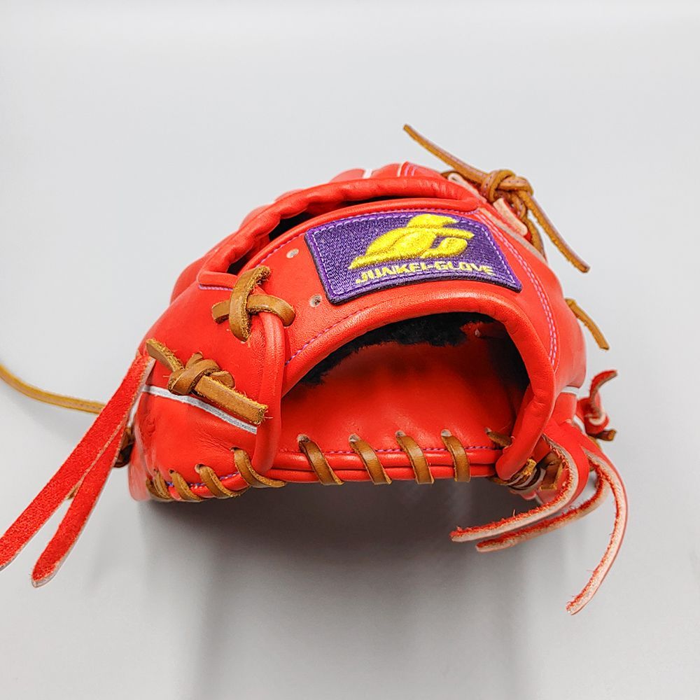 新古品 (高校野球対応)】 ジュンケイ 硬式グローブ / 内野手用